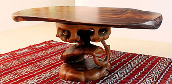 Mesa Volcán de Madera para Comedor