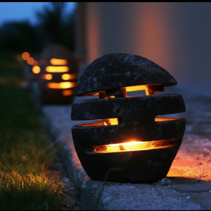 Farolillos de Piedra para Exterior