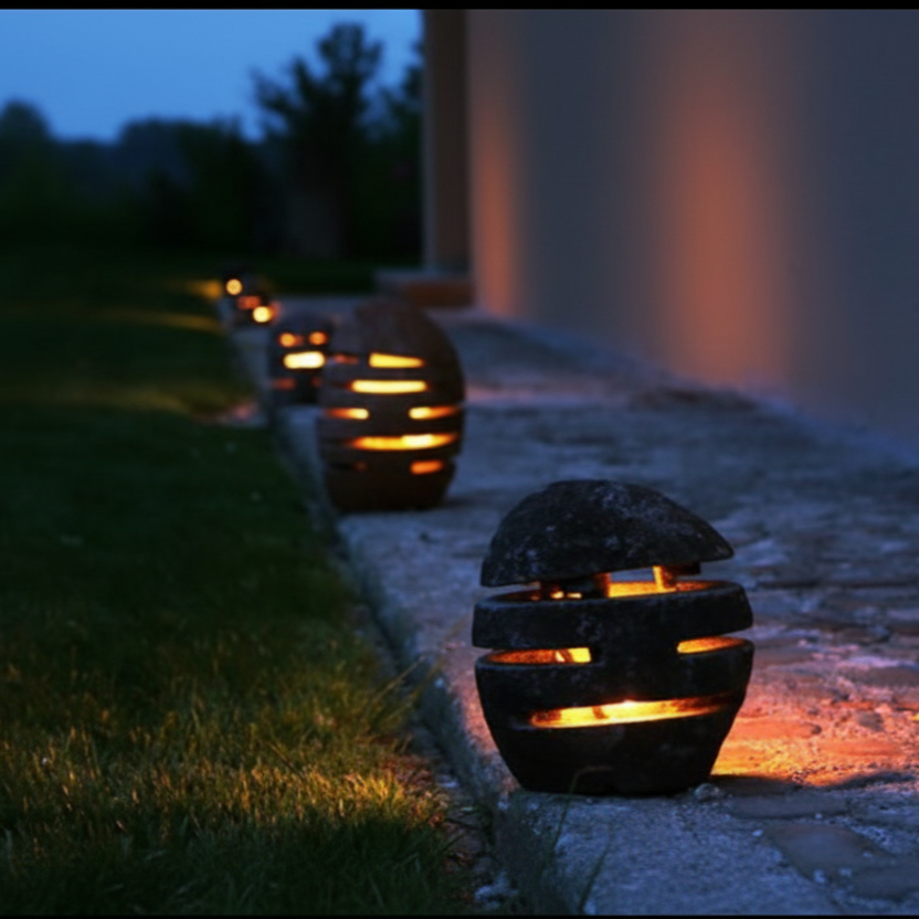 Farolillos de Piedra para Exterior