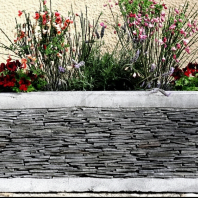 Maceta de Piedra Rectangular