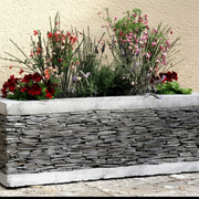 Maceta de Piedra Rectangular
