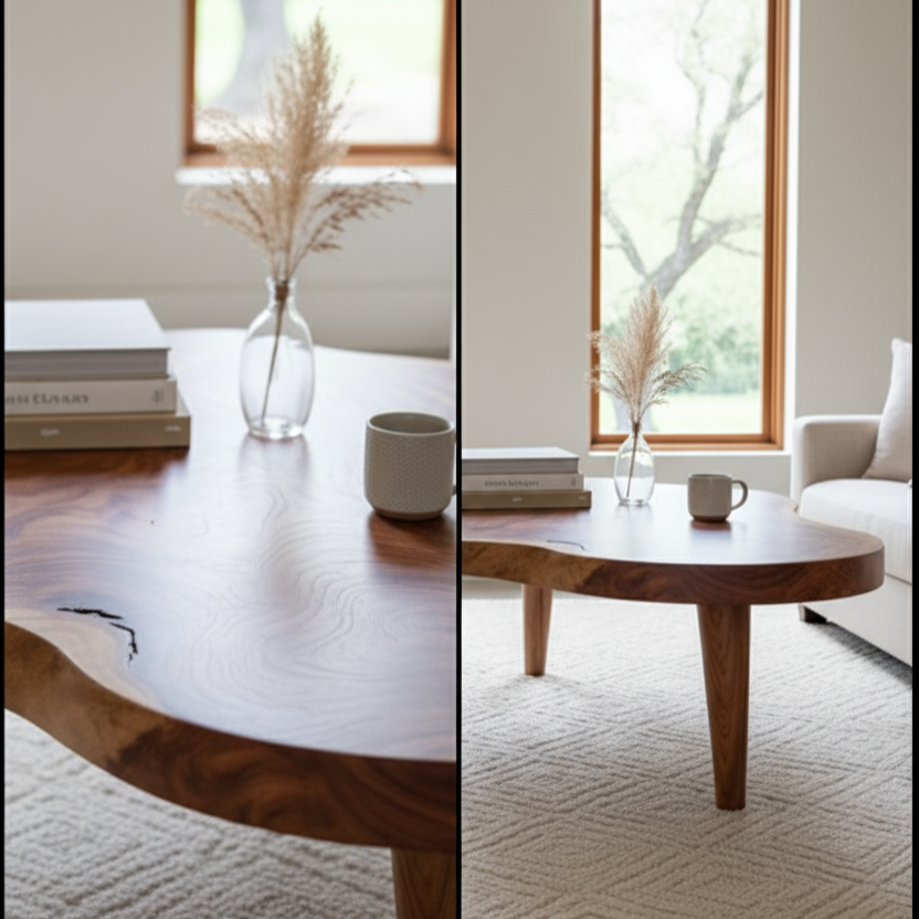Mesa de Centro de Madera Tekka
