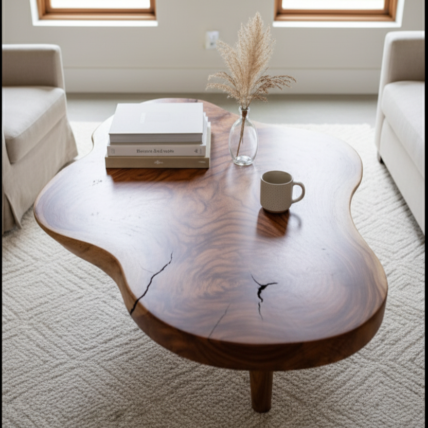 Mesa de Centro de Madera Tekka