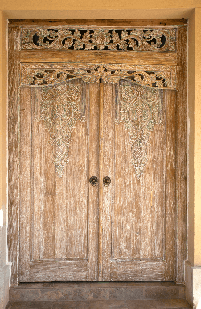 Puerta de madera