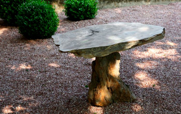 Mesa de piedra Fosil edicion especial